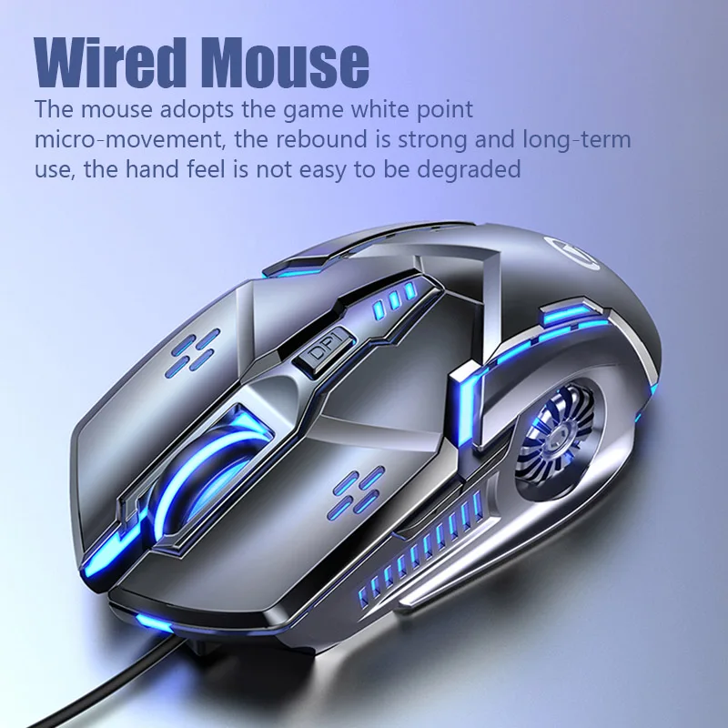 

3200DPI G5 Mechanical E-Sports Wired Mouse For Computer Mouse Gamer Rechargeable Backlight Silent Office USB Mouse For Laptop