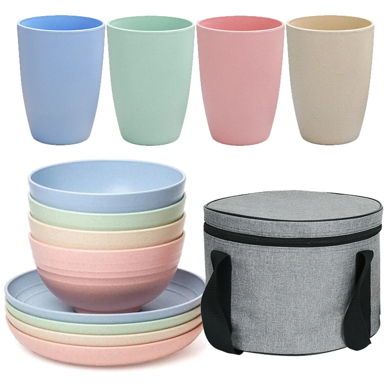 Eco Friendly Tableware Unbreakable Kitchen Cutlery Kids Dish