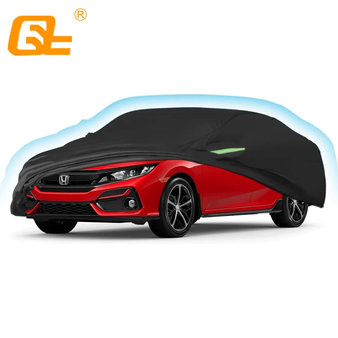 

Водонепроницаемый чехол для автомобиля 2016-2024 Honda Civic, ветрозащитный, снегостойкий, с защитой от дождя, града, солнца, УФ-лучей, полноразмерный наружный, внутренний и внешний