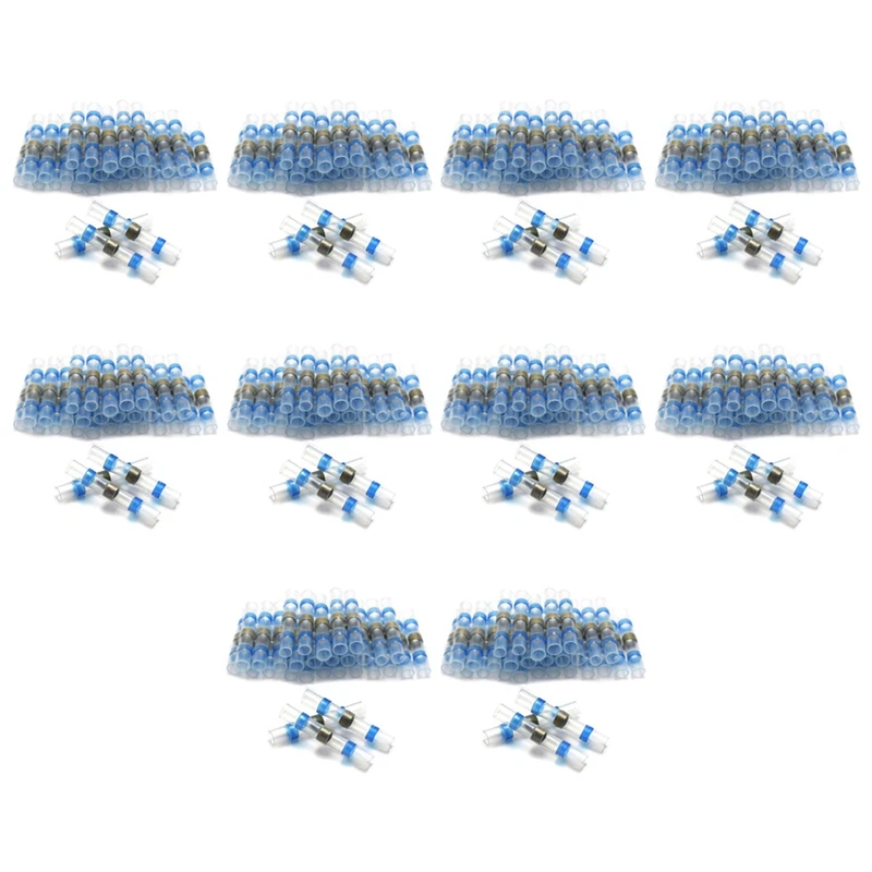 

300 шт., термоусадочные стыковые соединители для припоя