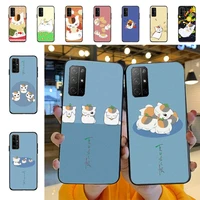 yndfcnb natsume yuujinchou nyanko sensei phone case for huawei honor 10 i 8x c 5a 20 9 10 30 lite pro voew 10 20 v30