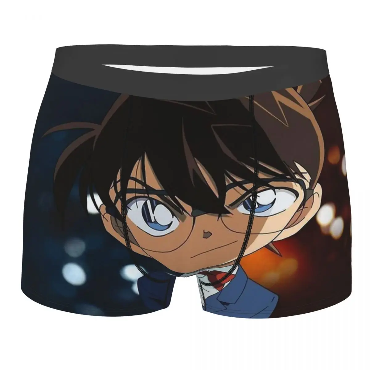 

Мужские трусы-боксеры Look At Me, воздухопроницаемое нижнее белье Conan, высококачественные шорты с принтом, идея подарка