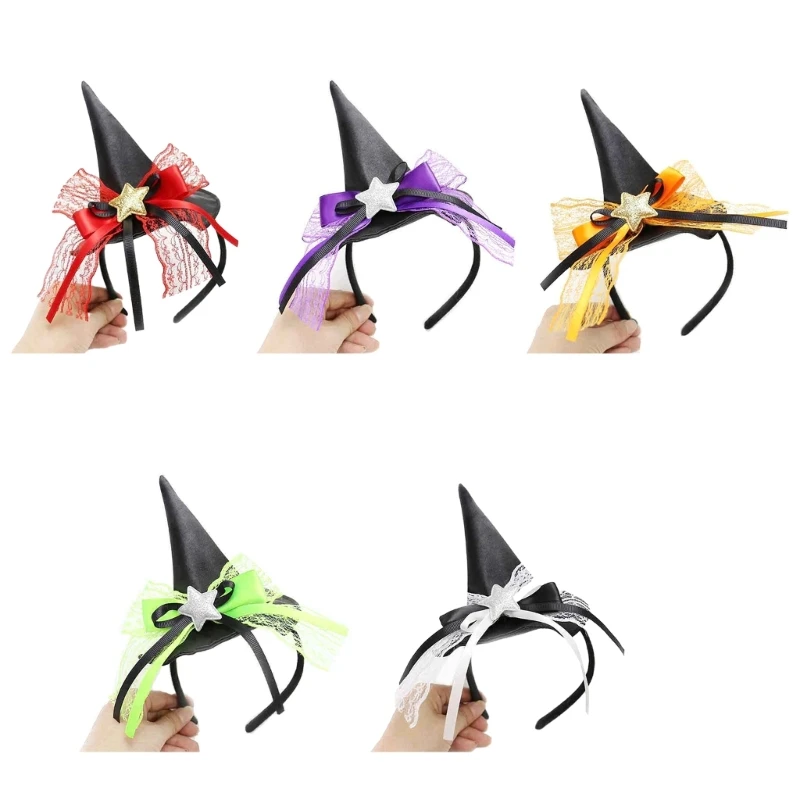 

Witch Hat Headband for Kids Birthday,Halloween Decorations,Theme Parties