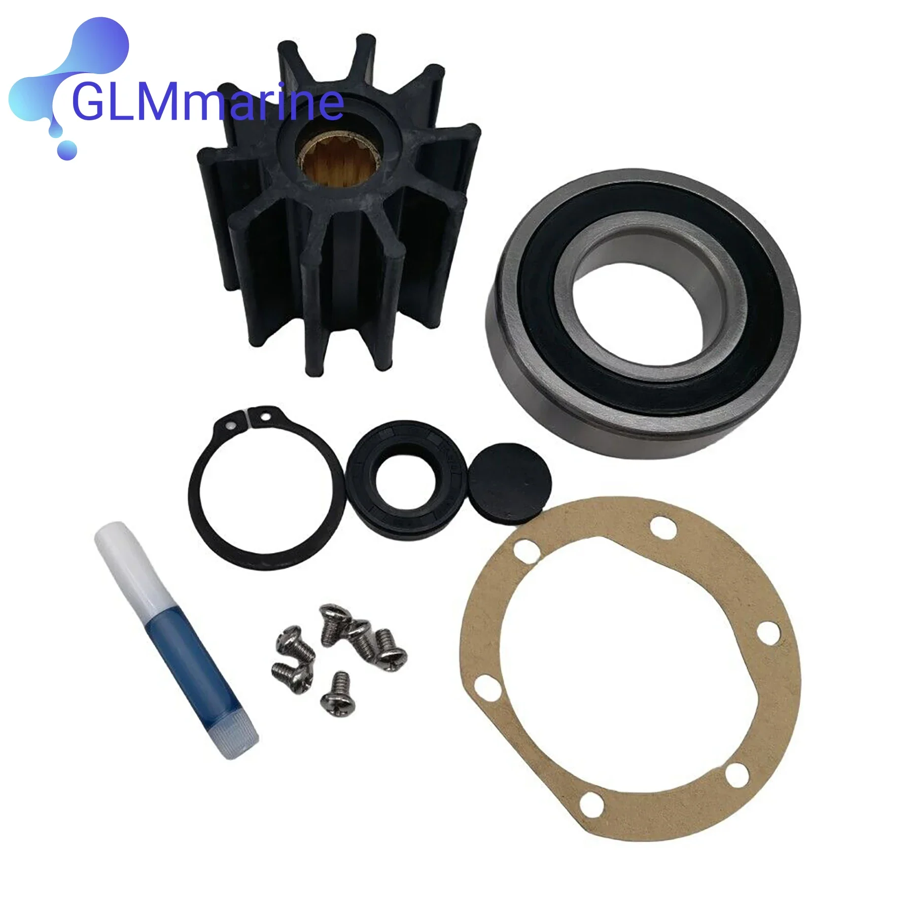 Комплект гибкого крыльчатка морского насоса для двигателя Volvo Penta 857451 855722 Jabsco