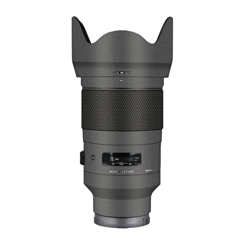Для SIGMA Art 40 мм F1.4 DG HSM для крепления объектива Sony наклейка защитная на кожу пленка