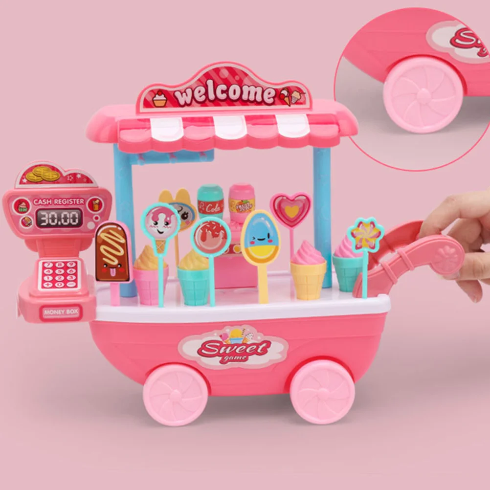 

1 Set Kids Cart Simulated Funny Cart Children for Daily Playing