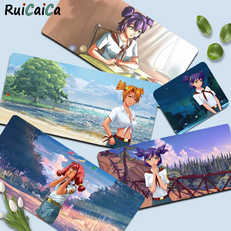 Коврик для мыши для девочек-подростков, милый Аниме Коврик для мыши, летний, размеры для спальни