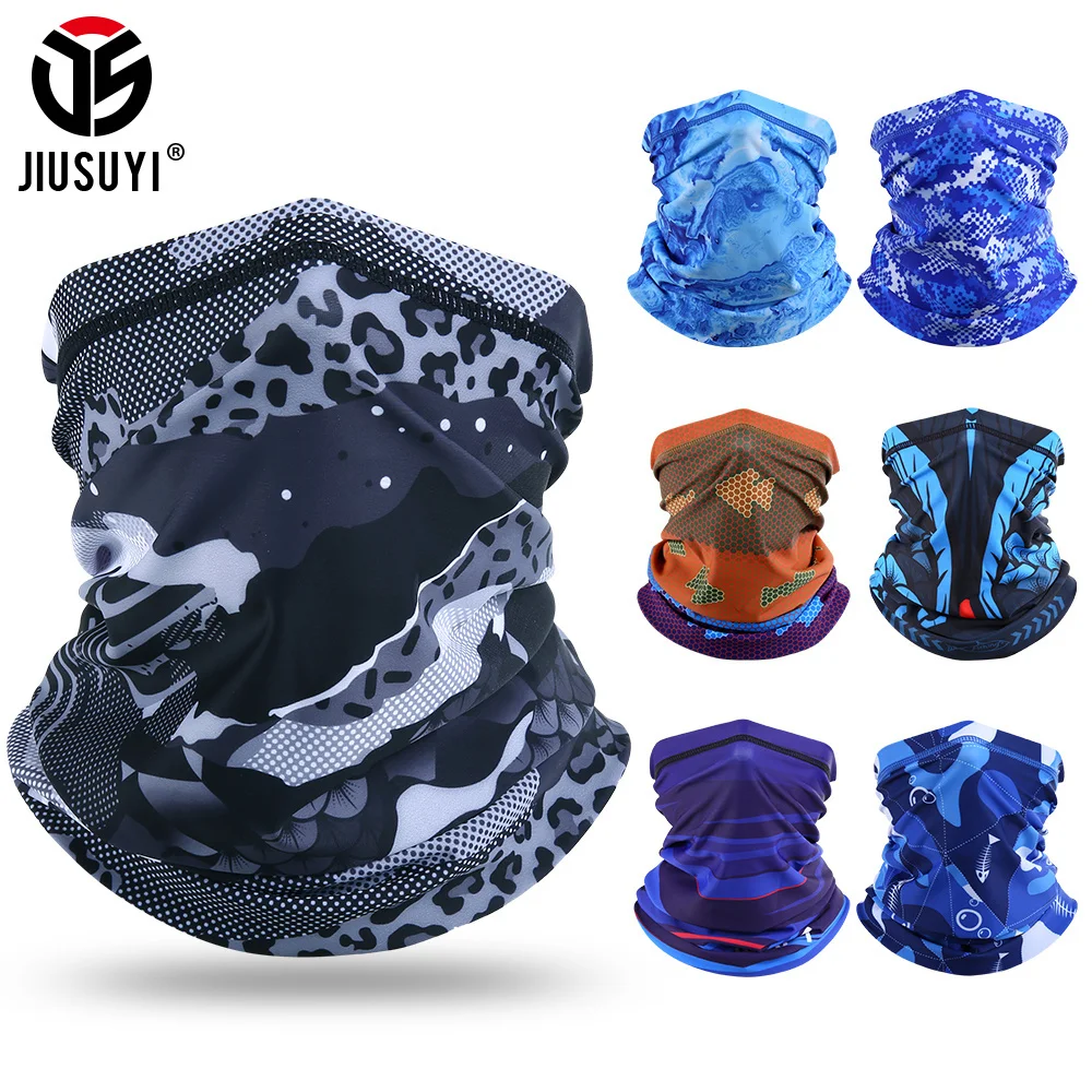 

Printed Bandanas Neck Sun Mask Face Cover Breatable Dustproof Maic Neckercief Snood Tube Scarf eadband Summer Men Women