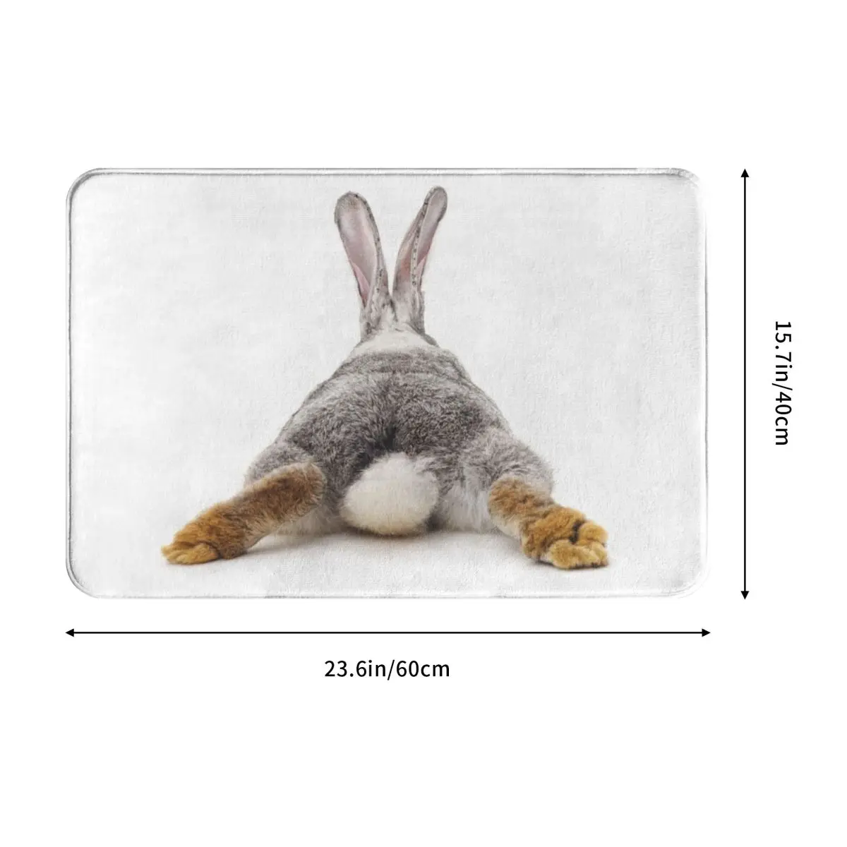 Коврик для ванной Просто расслабляющий кролик Декор 3D ковер коврик Дверной