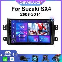 android 11 2 din car radio multimedia video player for suzuki sx4 sx 4 2006 2014 navigation gps 2din 4g carplay stereo autoradio