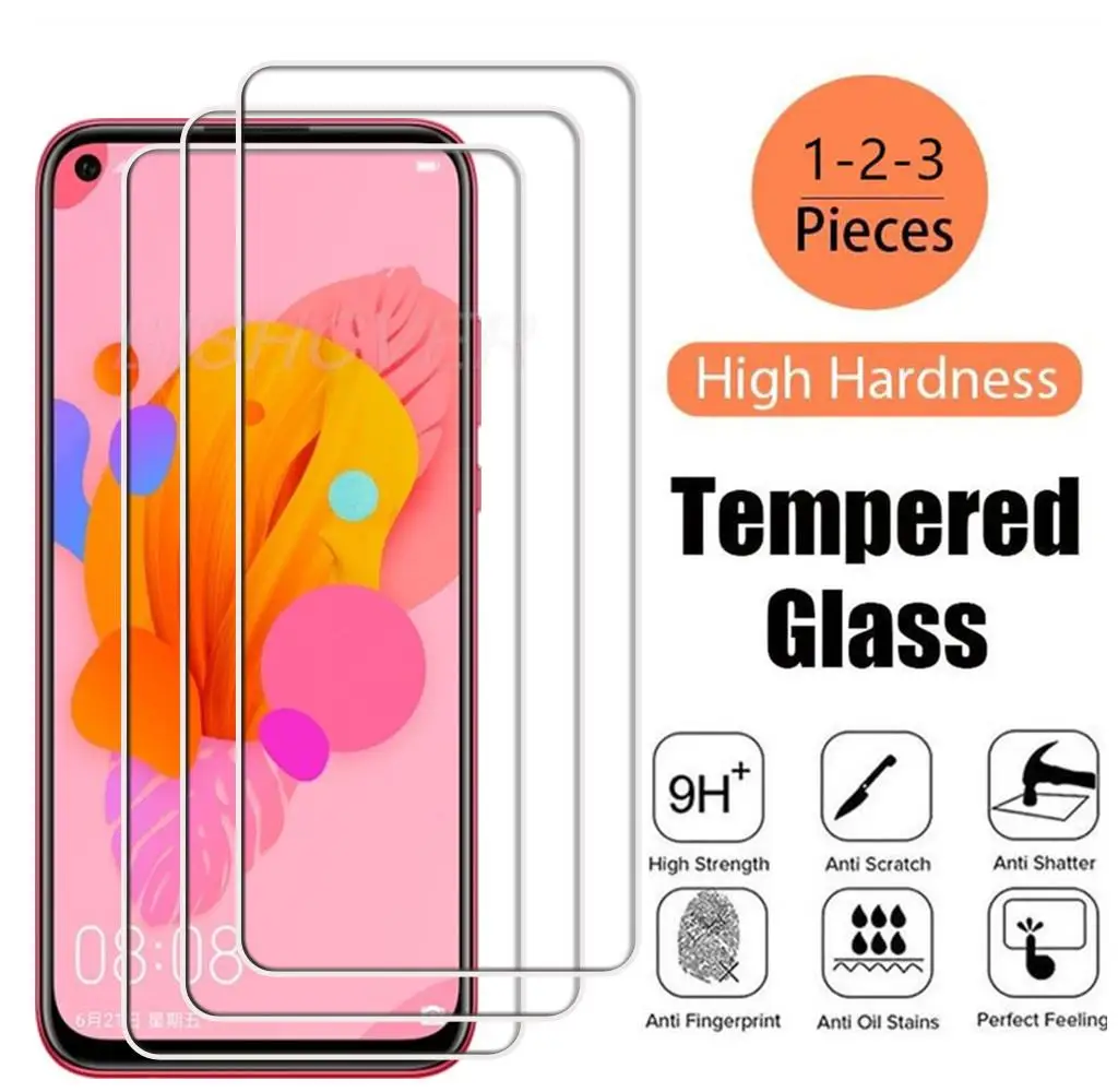 

Tempered Glass For Huawei Nova 5i 6.4" 2019 GLK-LX1, GLK-LX1U, GLK-LX2, GLK-LX3 Screen Protective Protector Phone Cover Film