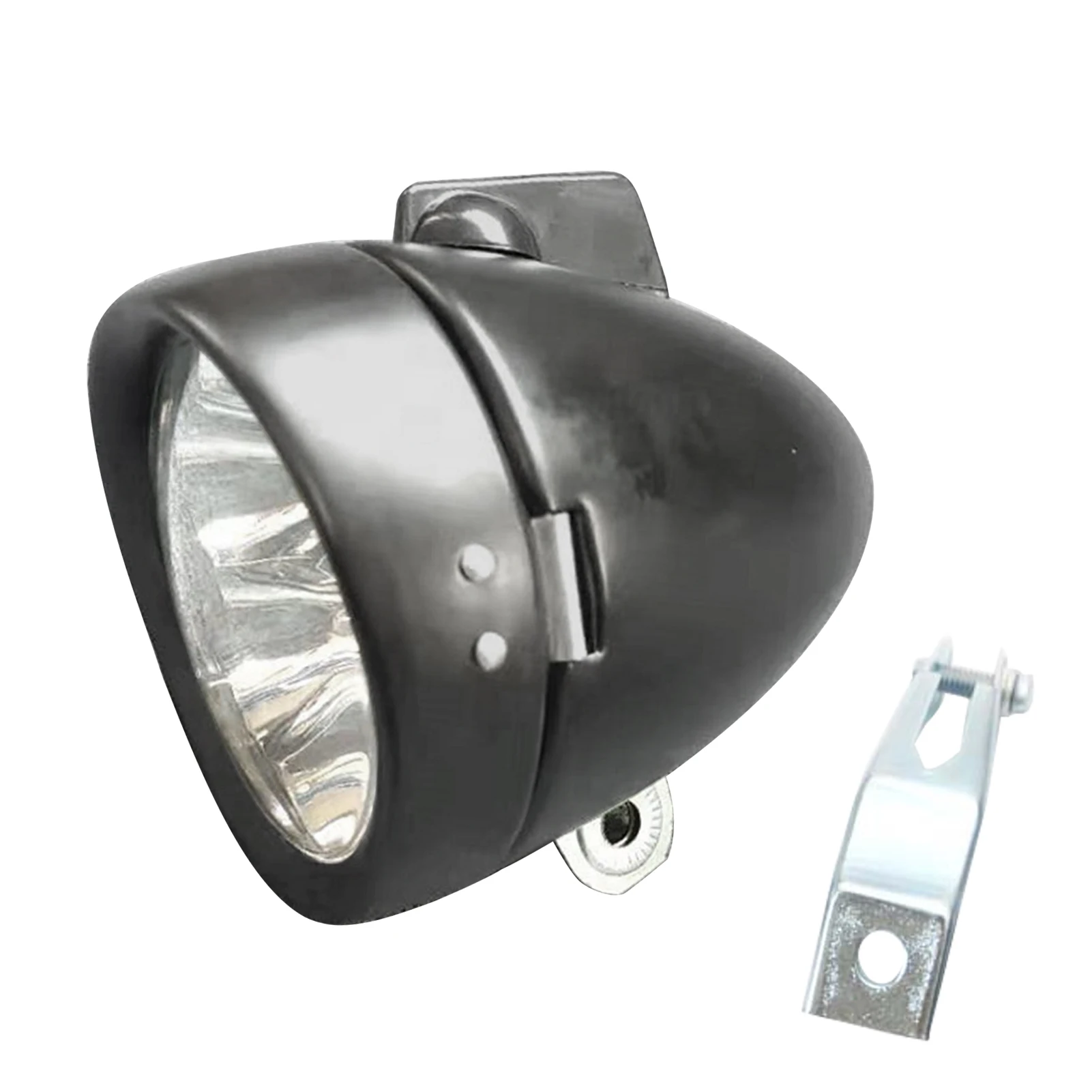 

Передняя лампа Универсальная Портативная велосипедная фара на батарейках легкая в установке яркая прочная винтажная фара для езды на вело...