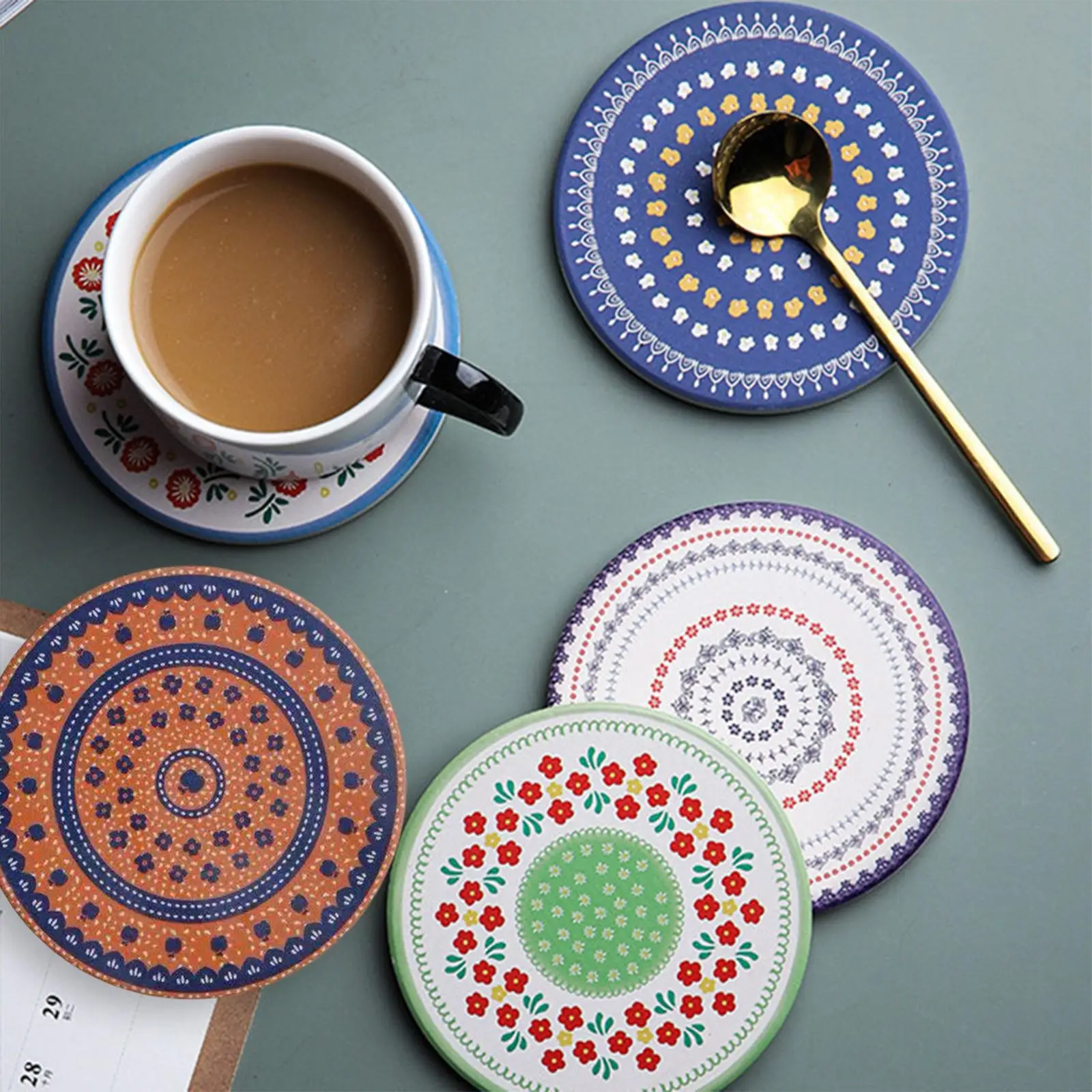 

Набор подставок для чашек, подставок, ковриков, пробковая подставка для столовой