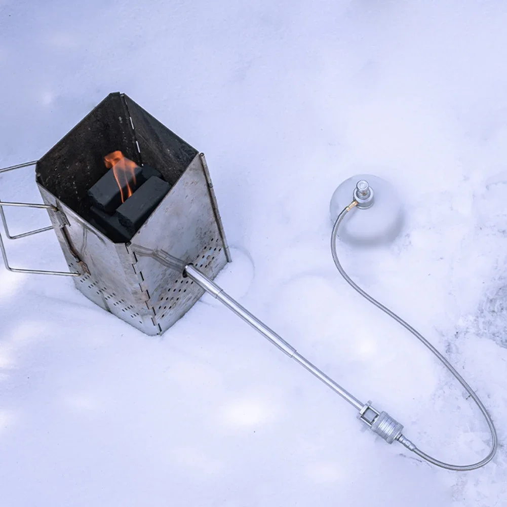 И практичный выдвижной пожарный стартер газовый прибор для кемпинга барбекю