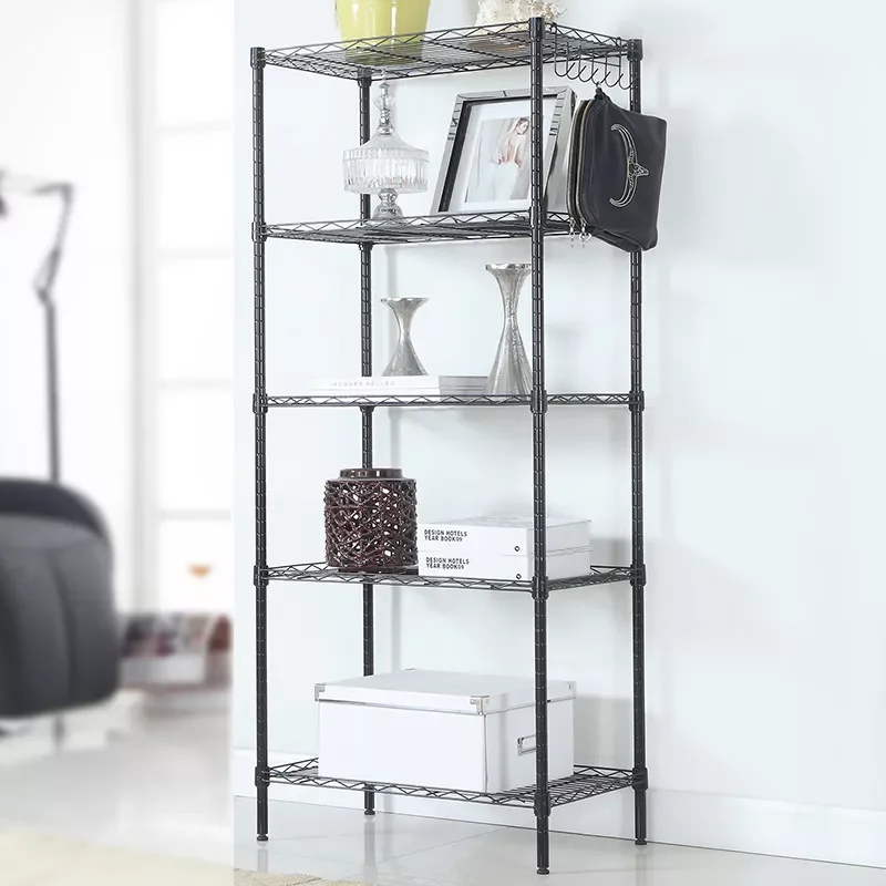 

5 layers Kitchen Shelf Standing Storage Rack Assemble Kitchen Cabinet Storager Space Saving Organizer For Bathroom