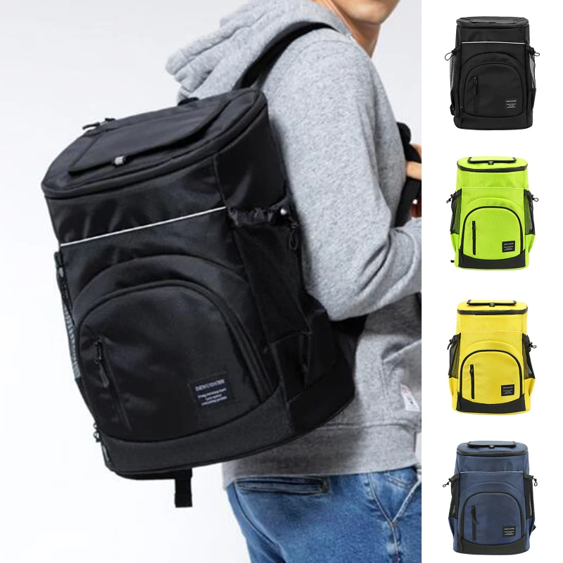 

30L Refrigerator Bag Soft Large Capacity Insulated Cooler Backpack Thermal Isothermal Fridge Travel Beach Ice Beer Backpack