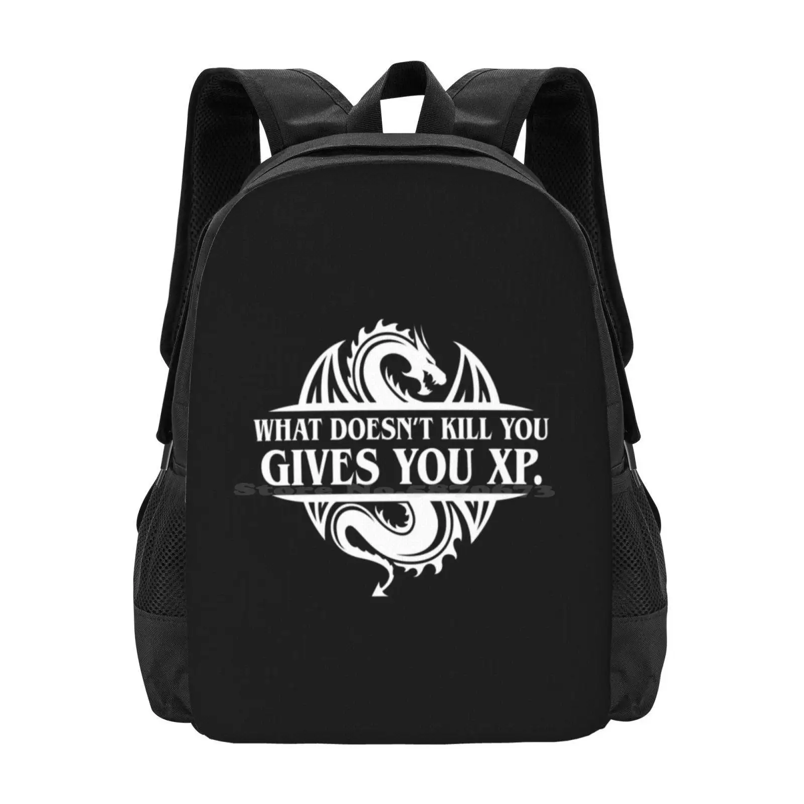 

What Doesnt Kill You Give You Xp Tabletop Rpg Gaming Hot Sale Backpack Fashion Bags And Dragons Dnd D And D Dragons Pathfinder