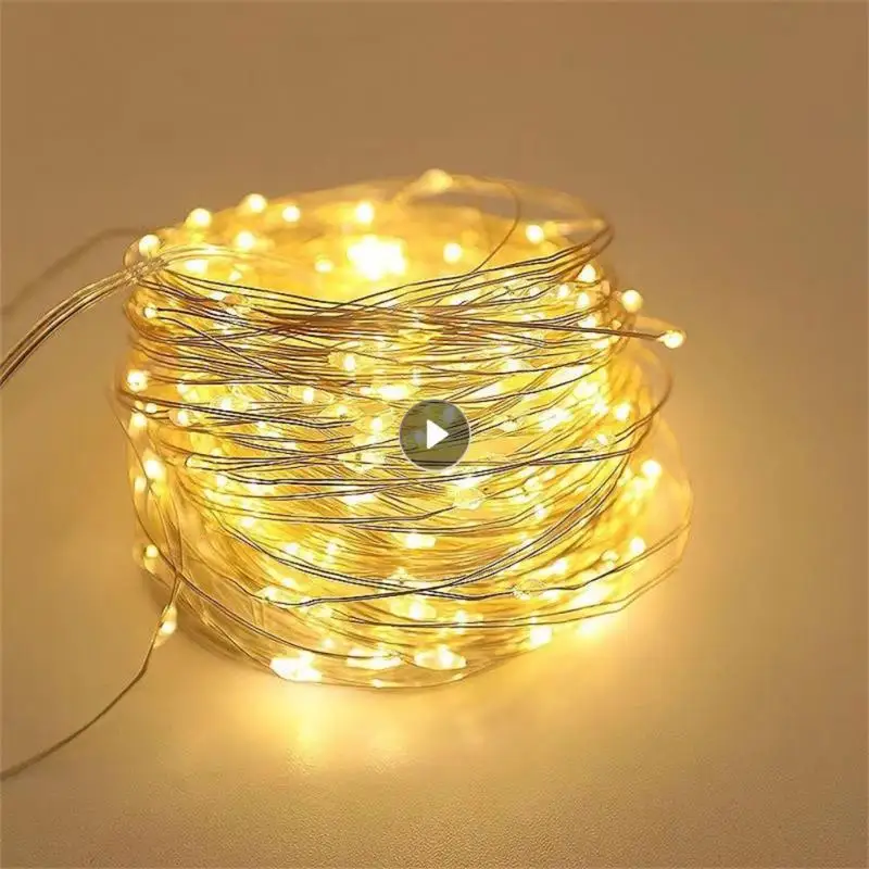 

Светодиодная гирлянда на солнечной батарее, уличная лампа для праздника, Рождества, вечеринки, водонепроницаемая сказочная гирлянда для са...