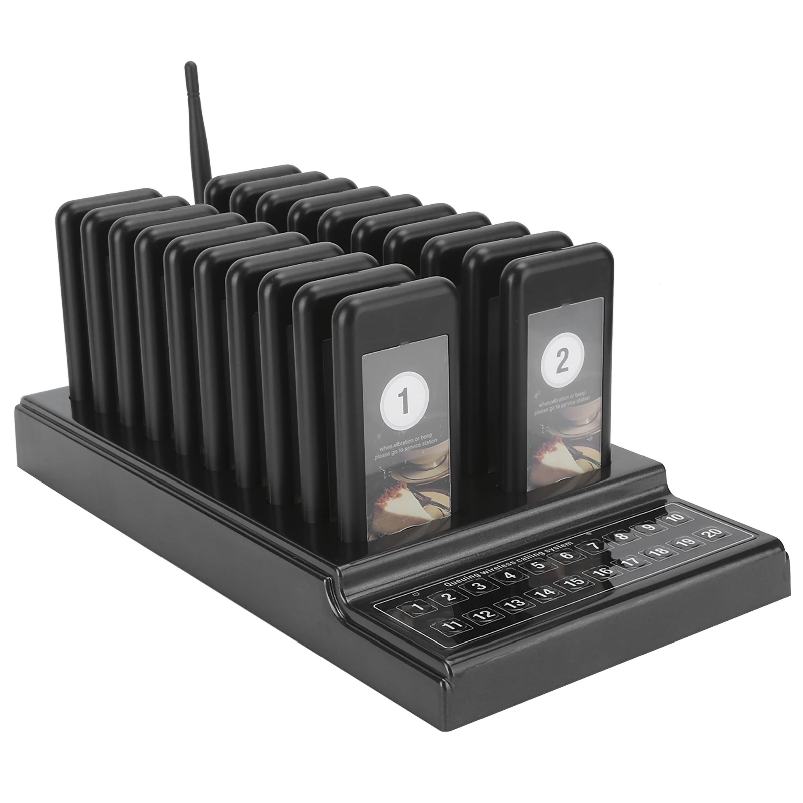 

SU-68G Pager Wireless Calling Pager System Restaurant Pager 10/20 Channels Pager Waiter For Bar Church Nursery Rstaurant Cafe