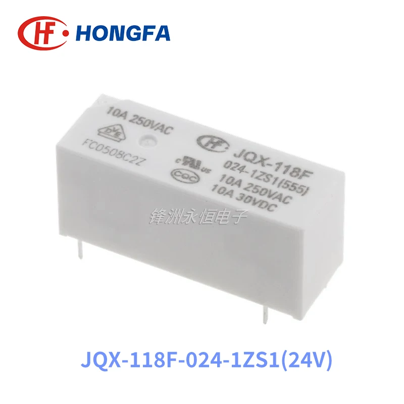 

Новое реле HF JQX-118F-005-1ZS1 JQX-118F-012-1ZS1 JQX-118F-024-1ZS1 HF118F 012 1ZS1 10A 5PIN 5V 12V 24V реле мощности