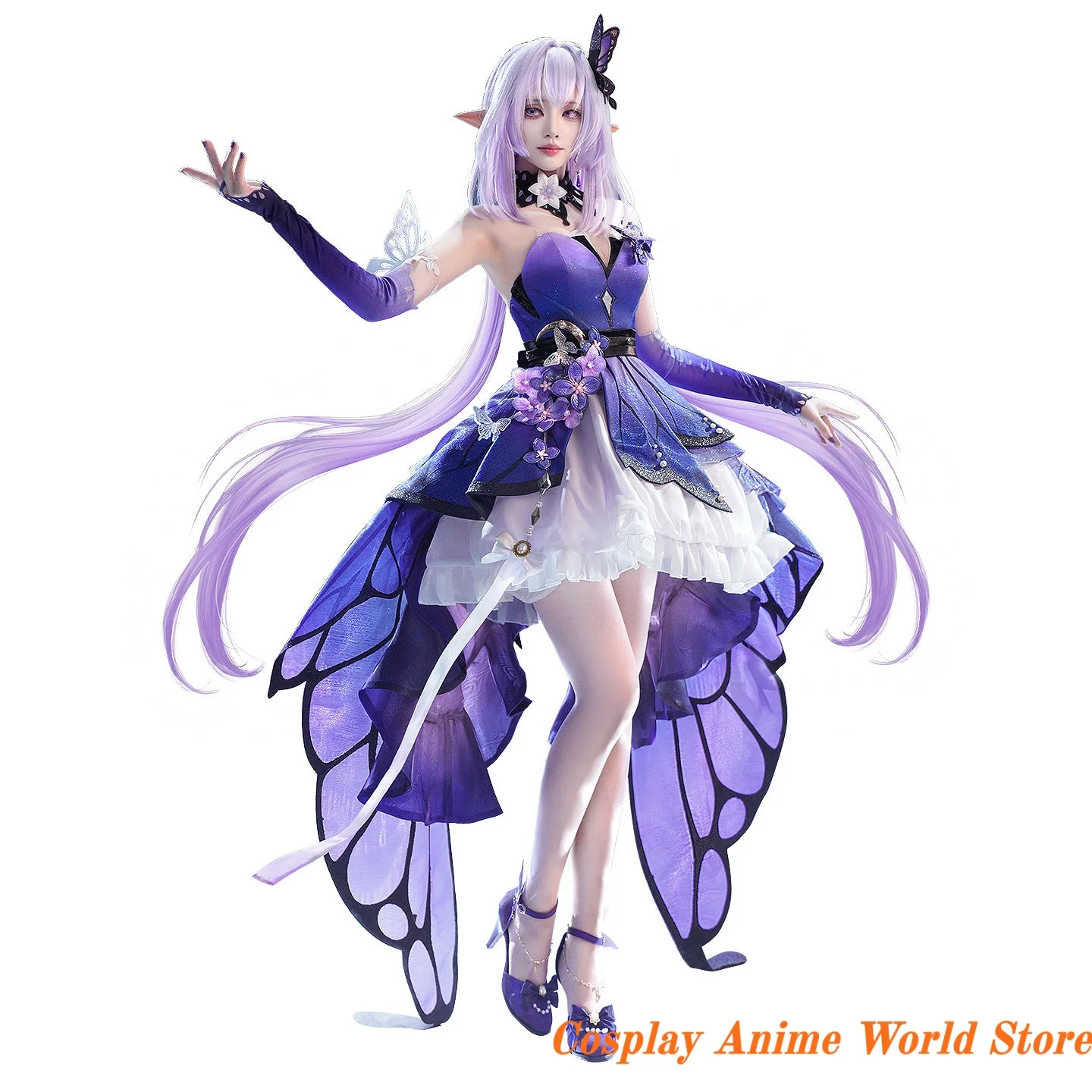 В наличии: Костюм для косплея Castorice Gossamer Flutter, платье для игры MIHOYO Honkai Star Rail, наряд для Хэллоуина, женская одежда для ролевых игр. (art.: 3920dae1a42ef) - 3920dae1a42ef