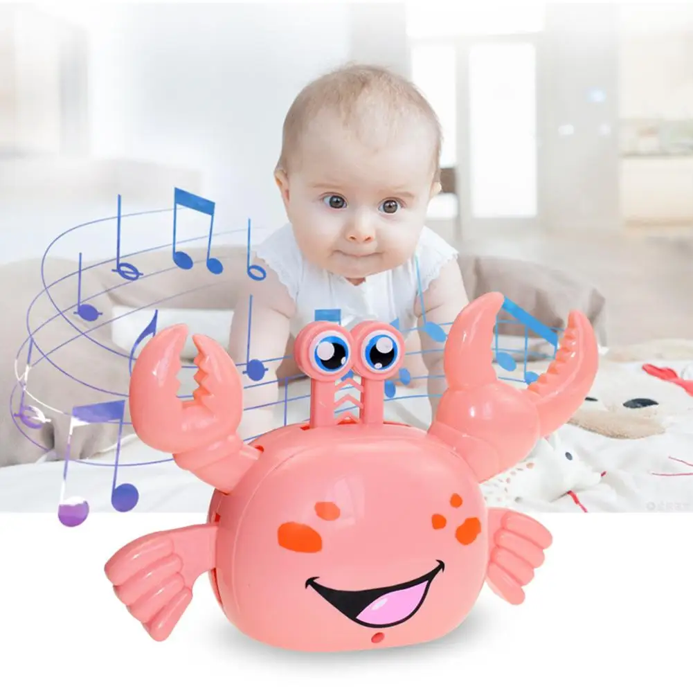 

Электрическая универсальная музыкальная игрушка-краб, горизонтальная стоячая ходьба, автоматическое поворотное освесветильник, музыкаль...