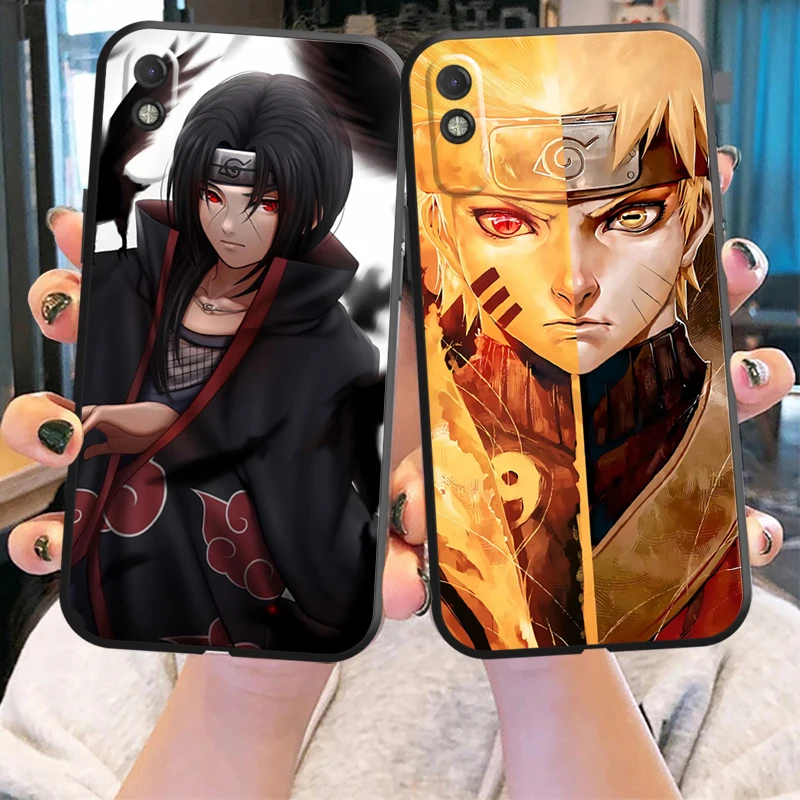 

Naruto Anime Phone Case For Xiaomi Redmi 9 9i 9AT 9T 9A 9C 10 Note 9 9T 9S 10 10 Pro 10S 10 5G Back Liquid Silicon Soft