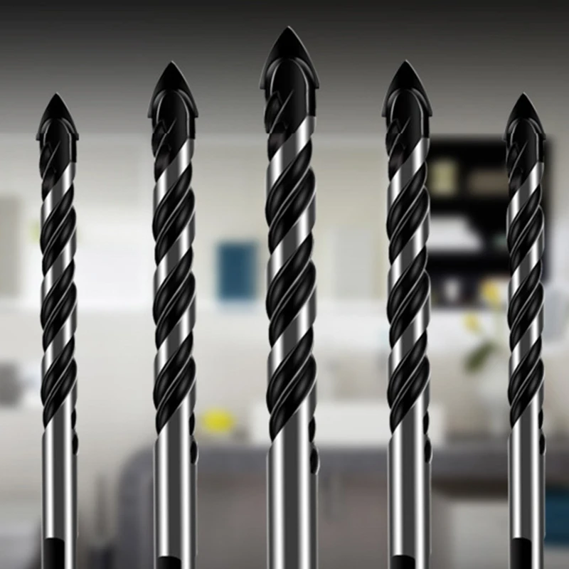 

M17D Concrete Drill Bit Masonry Drill Bit Set for Glass/Brick/Plastic/Cement/Wood Industrial Strength Carbide Drill Bit Tip