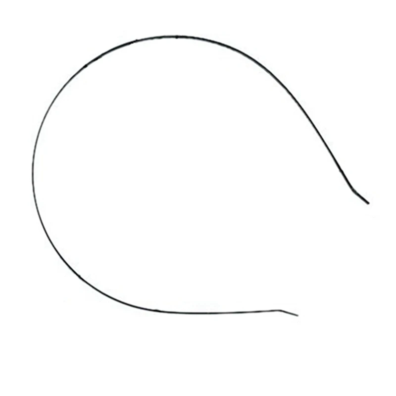 

50 шт. 3 мм Пустые повязки на голову, металлическая повязка для волос, много аксессуаров «сделай сам», черный