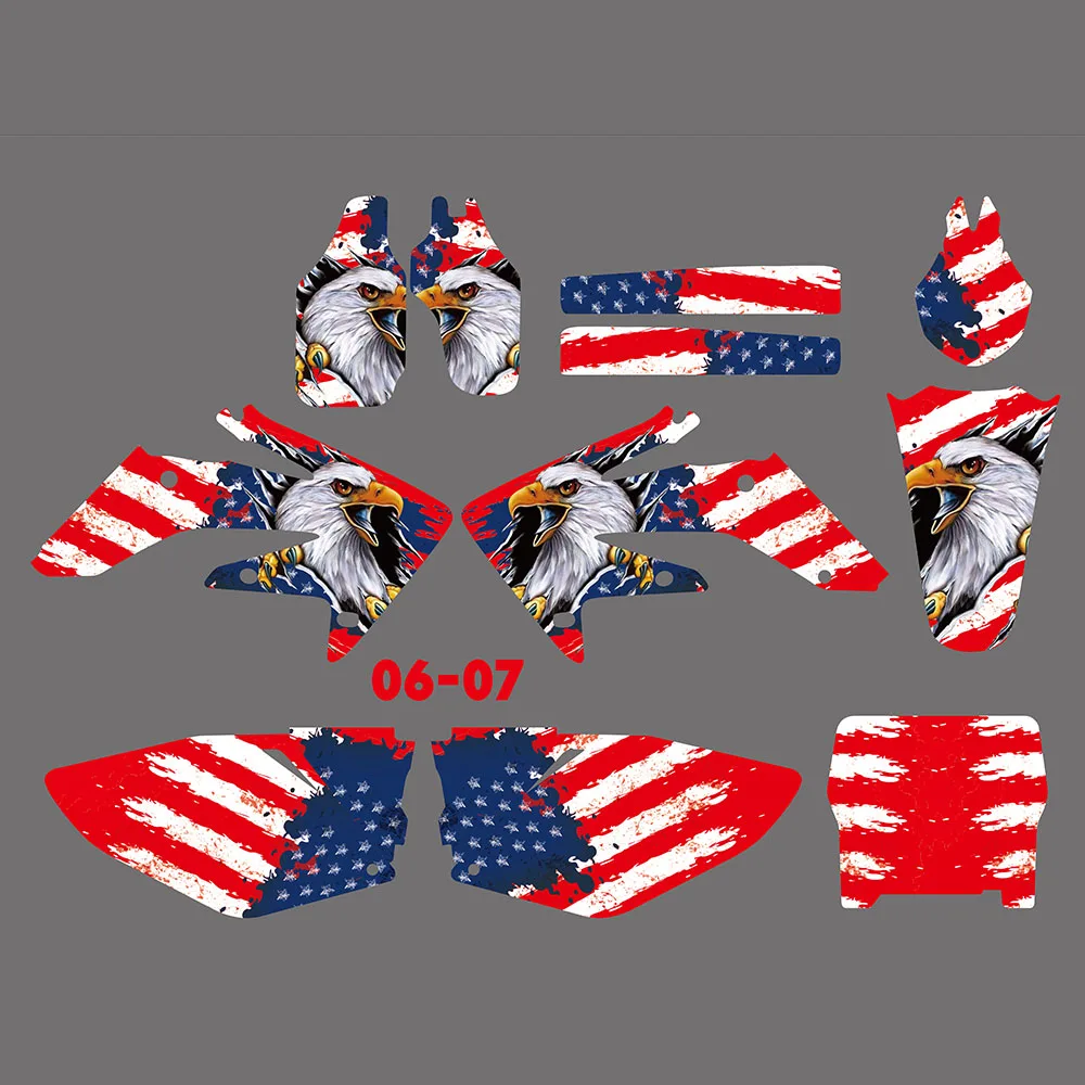 Наклейки для защиты мотоцикла Honda CRF250R CRF250 CRF 250 250R R 2006 2007
