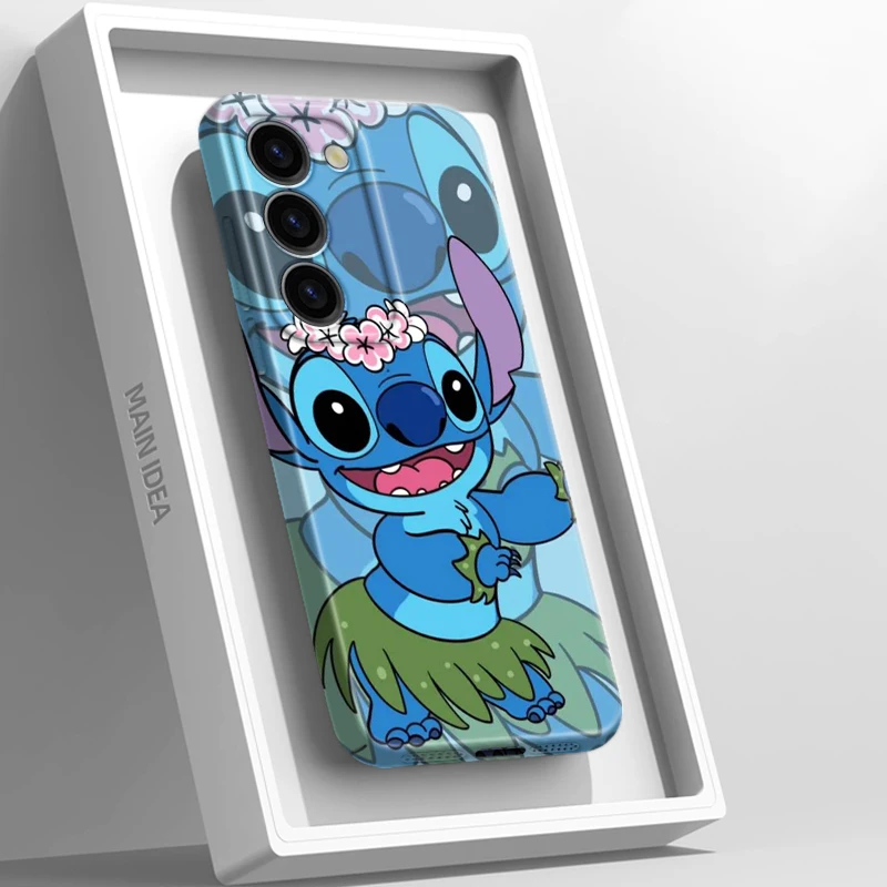 

Disney Stitch Love Cartoon Film Funda Phone Case For Samsung Galaxy S23 S22 S21 Pro Plus Ultra A03 5G Back Feilin Hard Cover