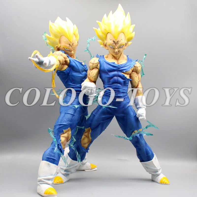 

45CM Anime Dragon Ball Z Majin Vegeta SSJ2 Figurine DBZ GK Statue PVC Action Figures Collection Model Doll Toys Birthday Gift