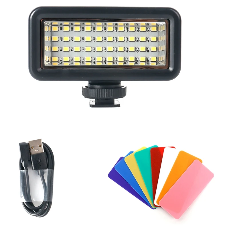 

Waterproof Vlog Photography Light Action Camera Accessories Kit Black For Gopro10 Mini LED
