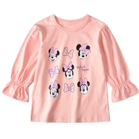 childrens clothing girls cotton princess sleeve t shirt spring and autumn thin long sleeve shirt costumes for kids