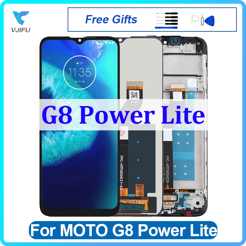 Оригинальный ЖК-дисплей для Motorola Moto G8 Power Lite телефон дисплей сенсорный экран дигитайзер в сборе Замена телефон ремонт протестирован