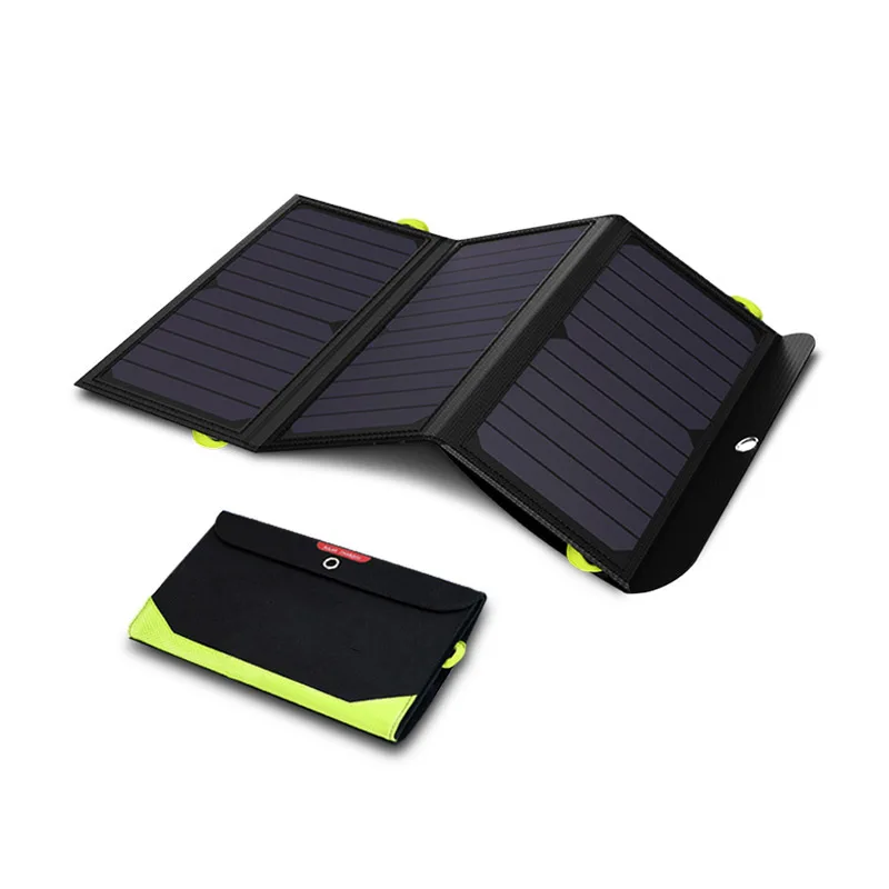 

ALLPOWERS 5V 21W Portable Solar Panel Built-in 10000mAh Battery Foldable Solar Charger Waterproof for Phone Charger Travel