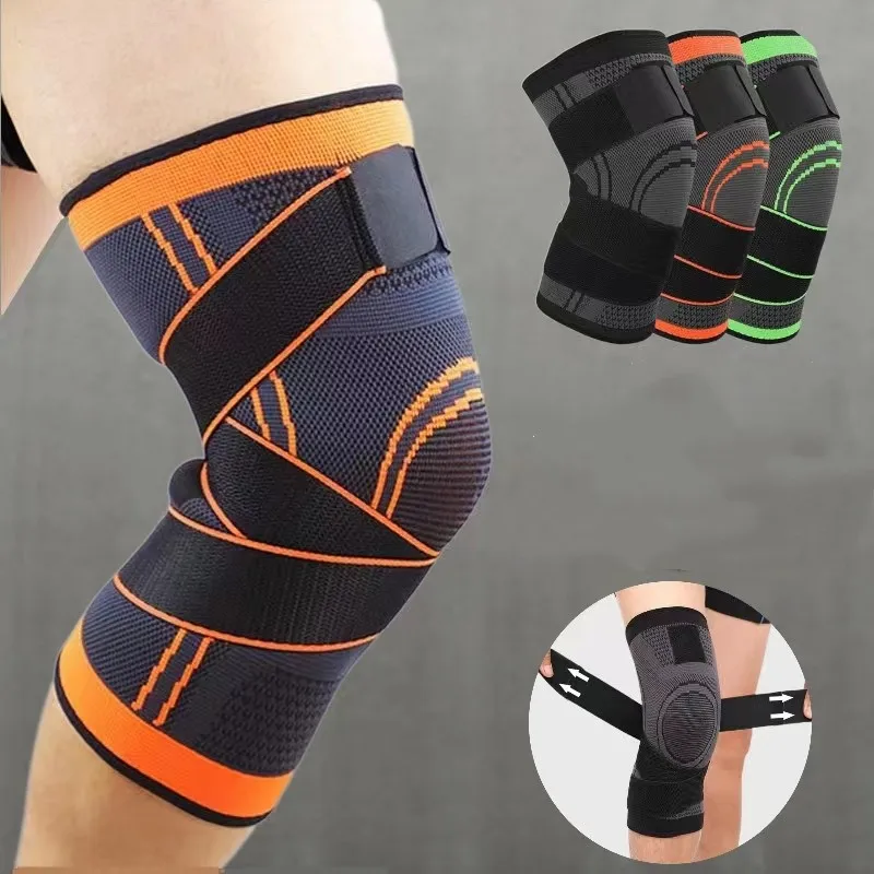 1 Pair Knee Compression Sleeves , Knee Support Brace For Meniscus Tear, Arthritis, Sports Joint Pain Relief, Running, Basketball