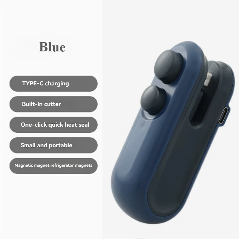 

Портативный мини-термосварщик для закусок, ручной упаковщик пластиковых пакетов с функцией давления, аксессуары для хранения домашних кухонных продуктов