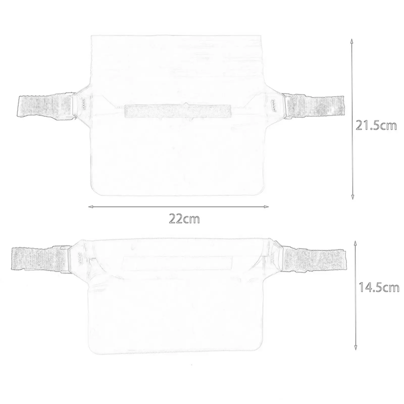 Водонепроницаемая поясная сумка из ПВХ портативная водонепроницаемая для