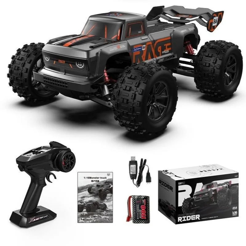 Smrc S910 1/16 2.4g 4wd Rc Car Brushless/brushed High Speed 35km/h 55km/h Off-road Truck Full Proportional Vehicles Models Toys
