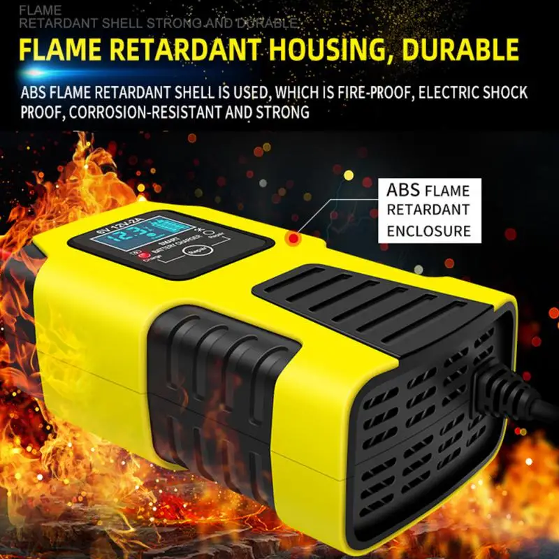 

Universal Charger Multi-purpose 6v12v Pedal Lead-acid Battery Full Smart Repair Car Battery Charger Car Accessories