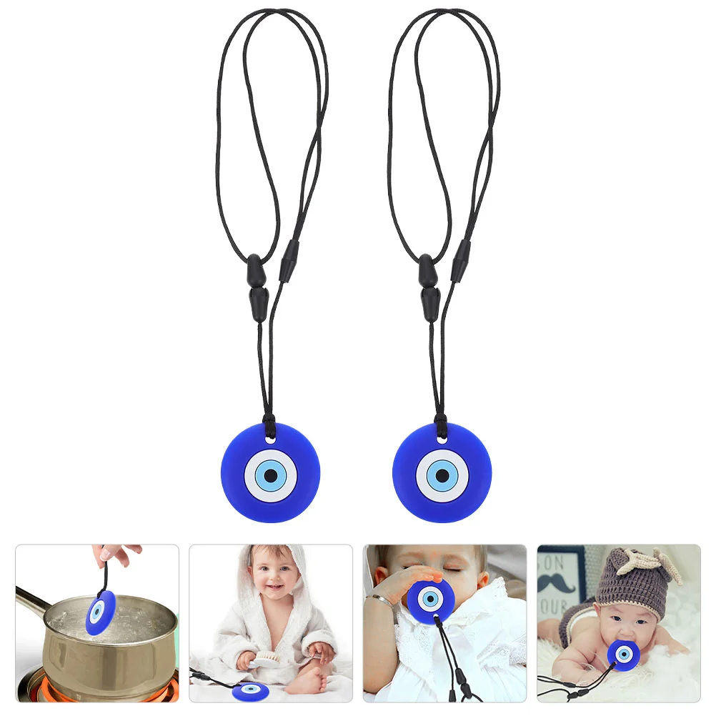 

Детские зубы жевательные прорезыватели кусает ожерелье для младенцев малор соска детский соска жевательные портативные силиконовые Мульт...