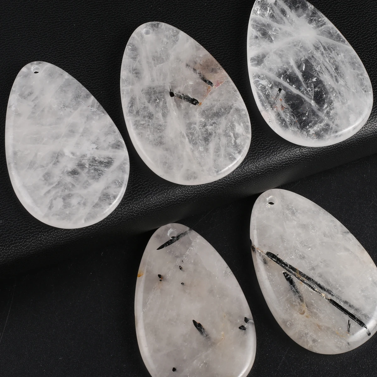 

5 PCS Wholesale Charm Natural Semi precious Stones Geometric Pendant DIY Jewelry Making Necklace Earrings Accessories Gifts