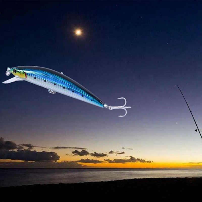 

Plastic Bionic Fishhook Sinking Long Casting Trou Perch Bass Fishing Hard Bait Imitation Bait Sea Fishing Hard Bait