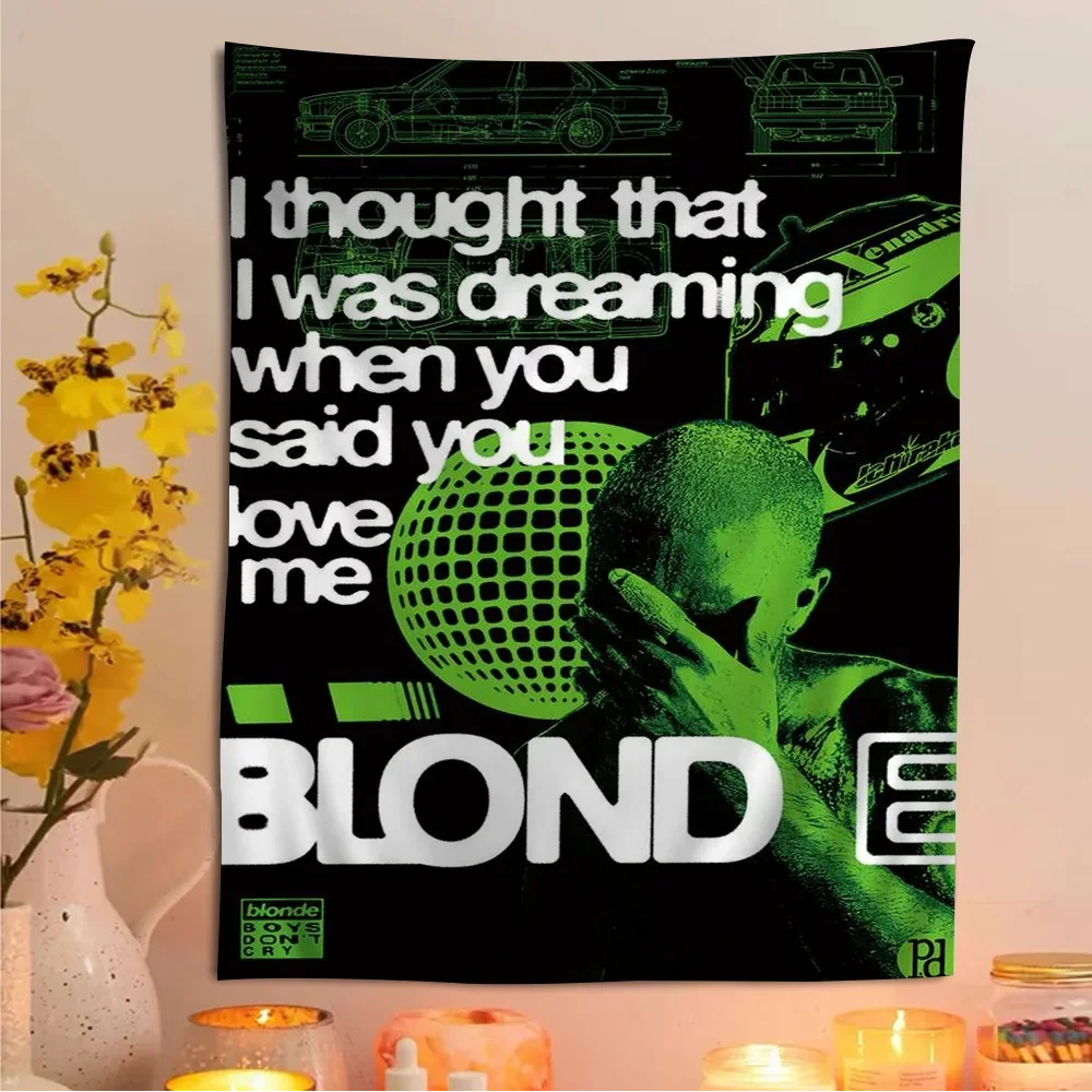 Певец Френк океан блонд мальчик музыка подвесной богемный гобелен для гостиной