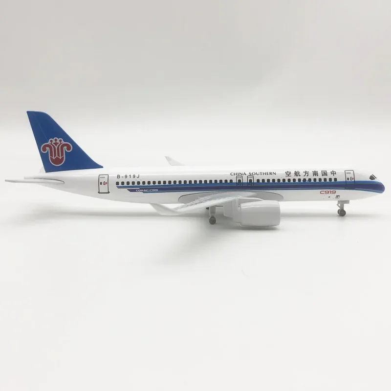 19 см Air China Southern COMAC C919 Airlines Литая под давлением модель самолета Самолет с колесами