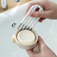 freely bendable gap cleaning brush cup lid brush cleaning straw cup curl brush gifts for family friends durable long lasting