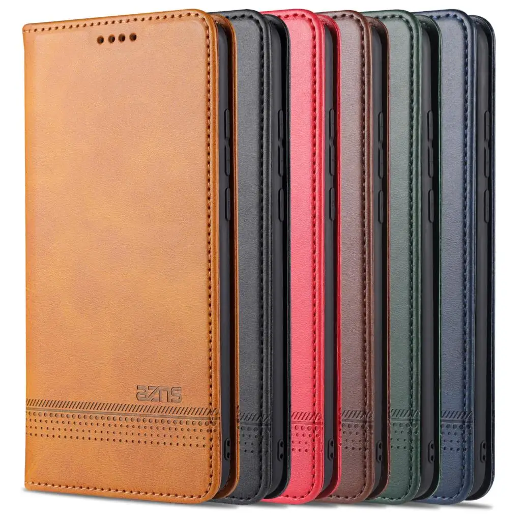 Роскошный кожаный чехол с магнитной адсорбцией для Xiaomi Mi 10/Mi 10 Pro 5G защитный