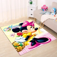disney minnie mickey mouse play mat for child bedroom door mat childrens carpet kitchen mat living room play mat gift