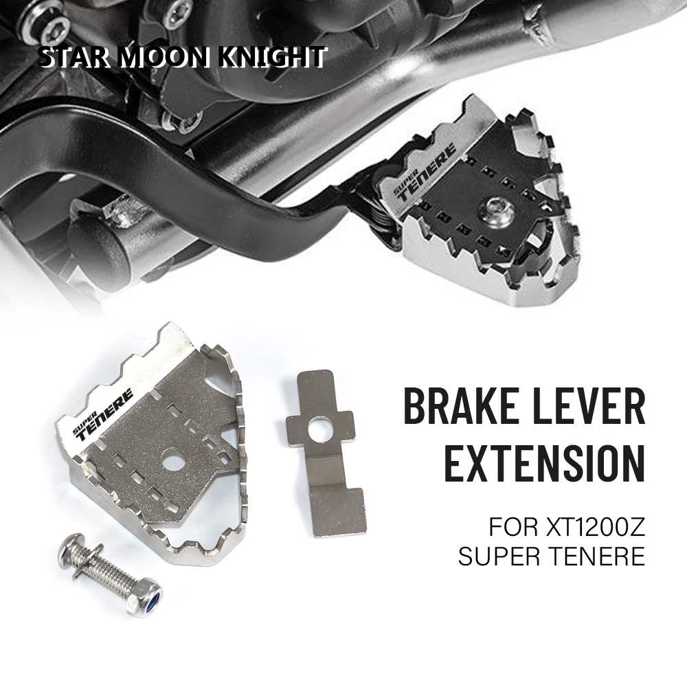 

For YAMAHA XT1200Z Super Tenere XTZ 1200 Motorcycle Accessories Brake Lever Extension Pedal Step Tip Plate Enlarge Extender